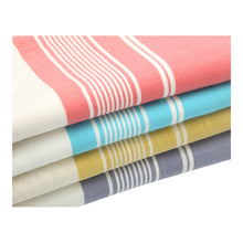 Load image into Gallery viewer, Karia turkish towels stack together