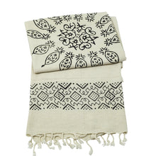 Load image into Gallery viewer, Handprinted Linen Mix Towels