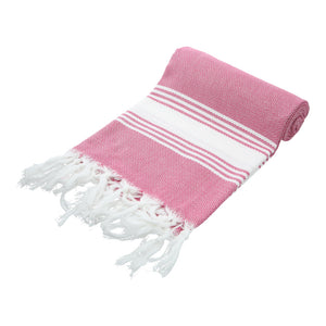 honeycomb towel fuschia color