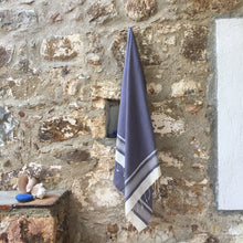 Load image into Gallery viewer, Karia turkish towel grayish blue