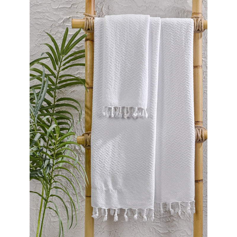 2 pieces Traditional Bath Towel Set Just Divine